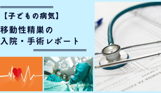 【子どもの病気】移動性精巣の入院・手術レポート